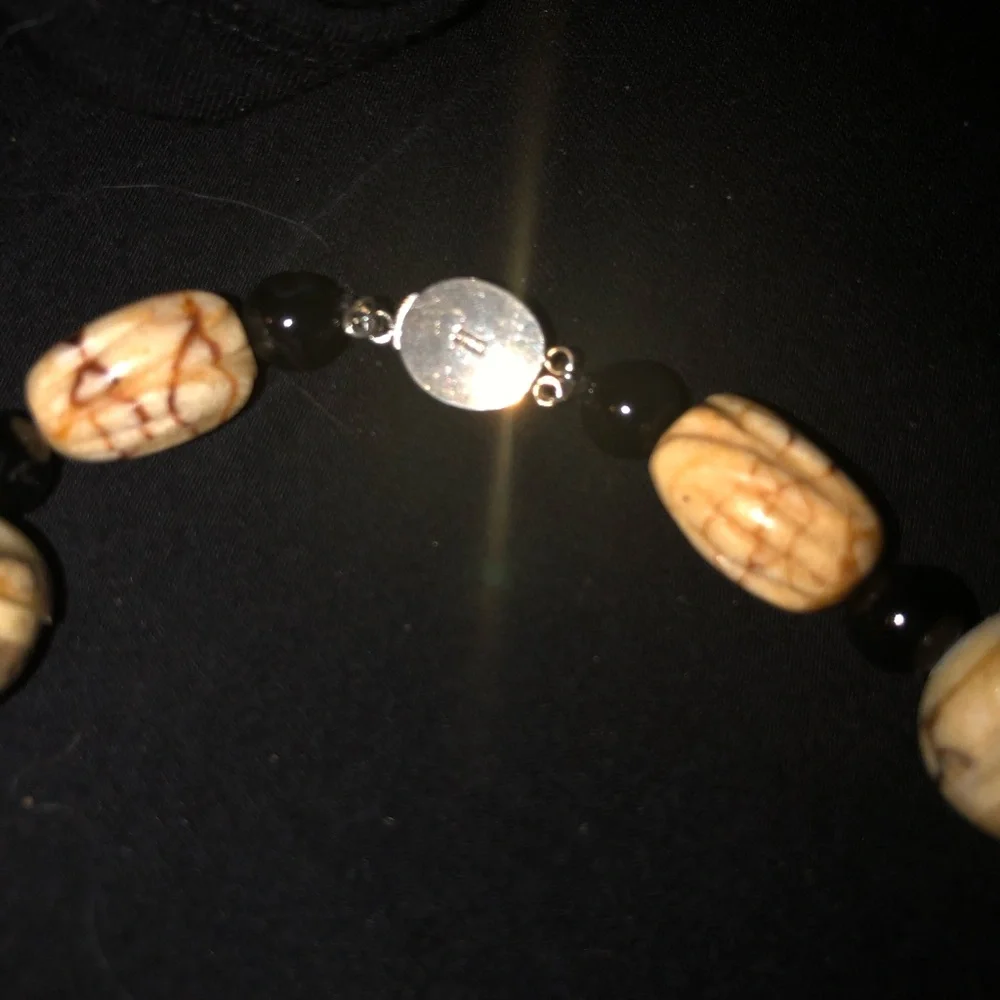 Vintage Ethnic Bead Necklace - Picture 5 of 11